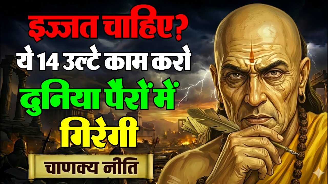 इज्जत पाने के लिए चाणक्य के 14 अनोखे तरीके | dark psychology