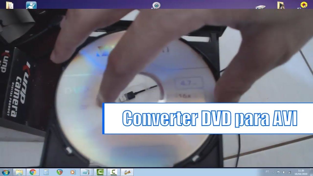 Como converter o Dvd gravado em avi e para o computador