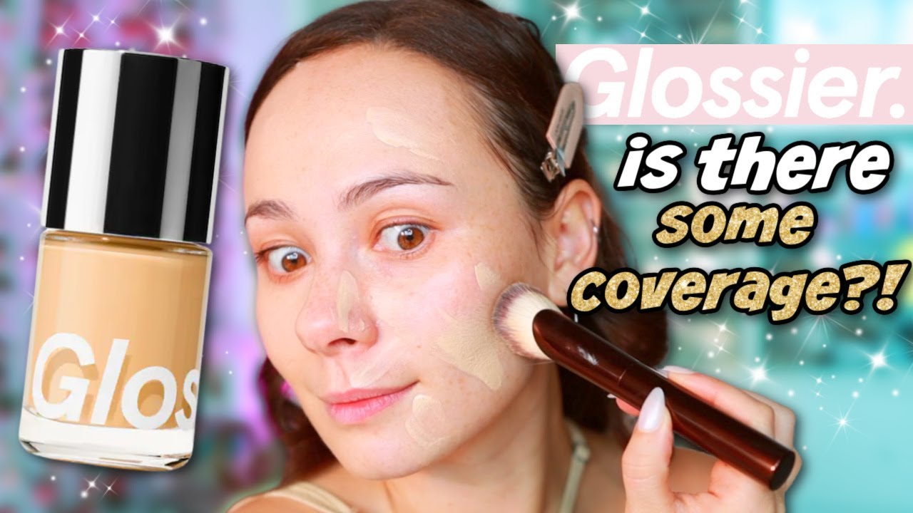 GLOSSIER STRETCH FLUID FOUNDATION!! Dry Skin Wear Test
