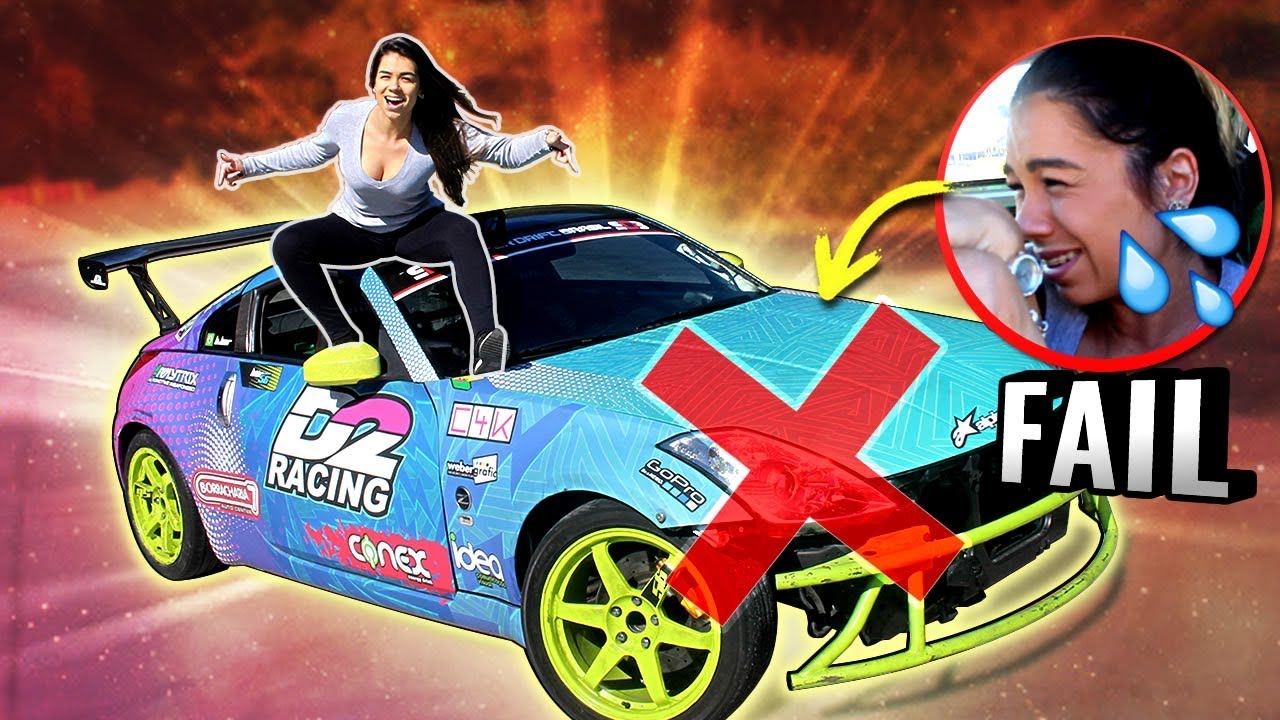 ELA TENTOU FAZER DRIFT MAS QUEBROU O 350Z «Bruno Bär»
