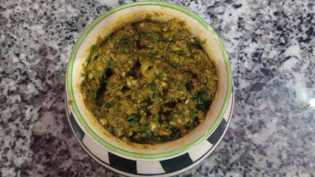 हरे लहसुन का अचार — Lahsun ka Achar 