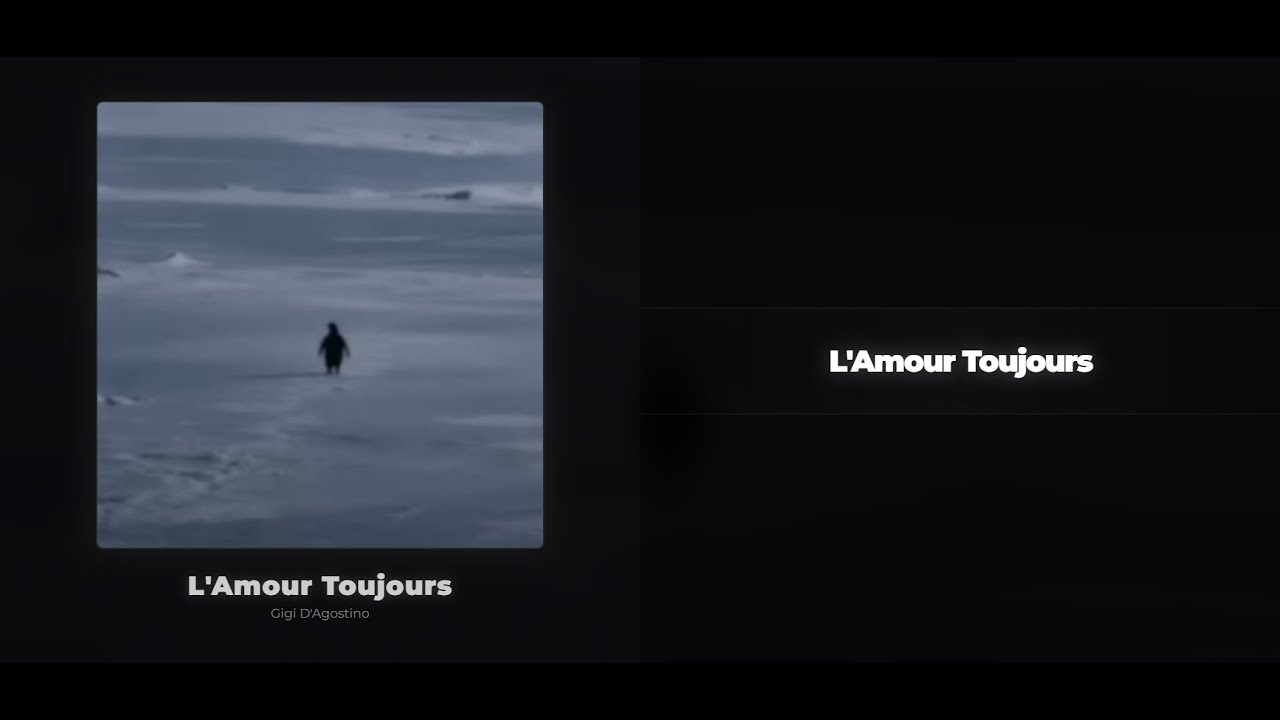 L'Amour Toujours – Gigi D'Agostino | Lyrics / 한국어 가사해석