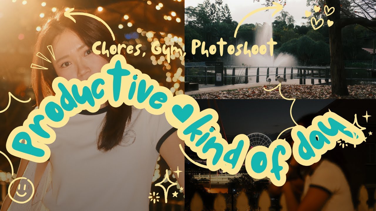 Productive Day |  Update in My Photography Journey, Gym, Cleaning, & Photowalks (with results)