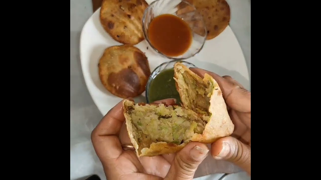 🥬 Patta Gobhi ki Stuffed crispy kachoriya & Parathe 🥬
