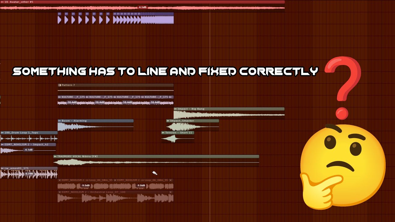 something has to line and fixed correctly