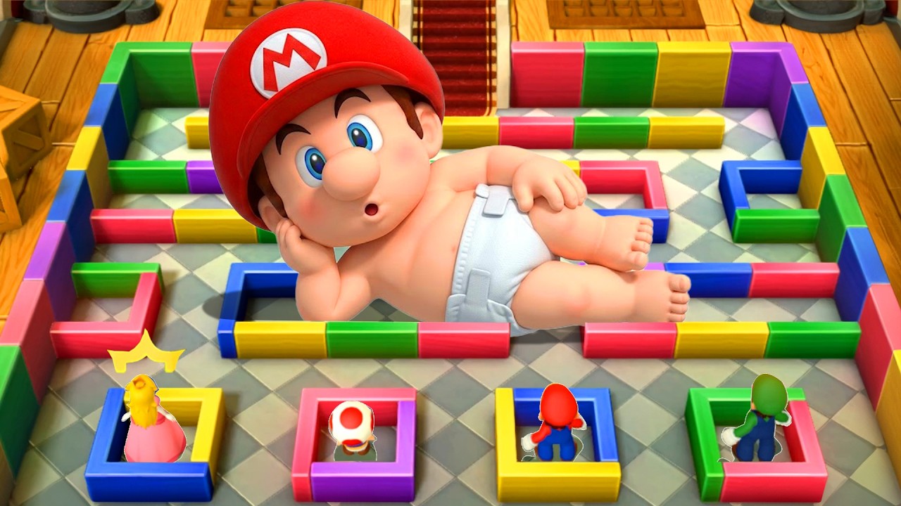 【マリオパーティ10】 ミニゲーム対決！ピーチ VS キノピオ VS マリオ VS ルイージ – (最強CPUたつじん)