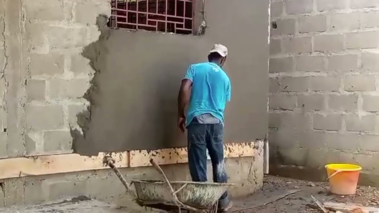 Is this the best plastering work?#buildingmyhouseinmonrovia#Monrovia#Liberia#buildinginliberia