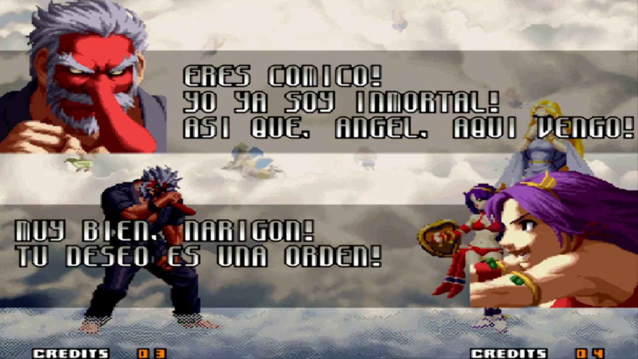 SNK vs CAPCOM (SVC Chaos) Serious Mr Karate todos sus dialogos en Español