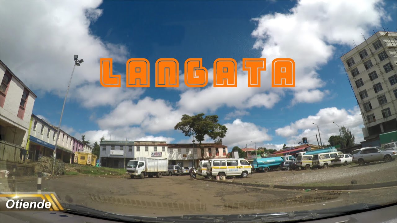 Driving in Langata Road to Estates