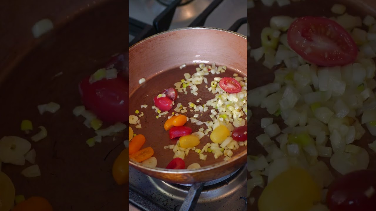🍅🍆 GOLDEN CAVATELLI ALLA NORMA 🍆🍅 #asmr #pasta #italianfood #foodshorts #cooking #recipe