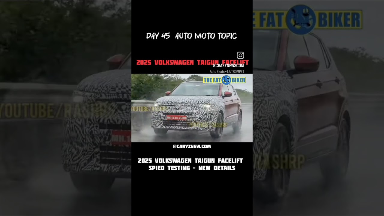 Day 45 2025 Volkswagen Taigun Facelift  #reelsoftheday #technogamerz #volkswagen #taigun #newupdate