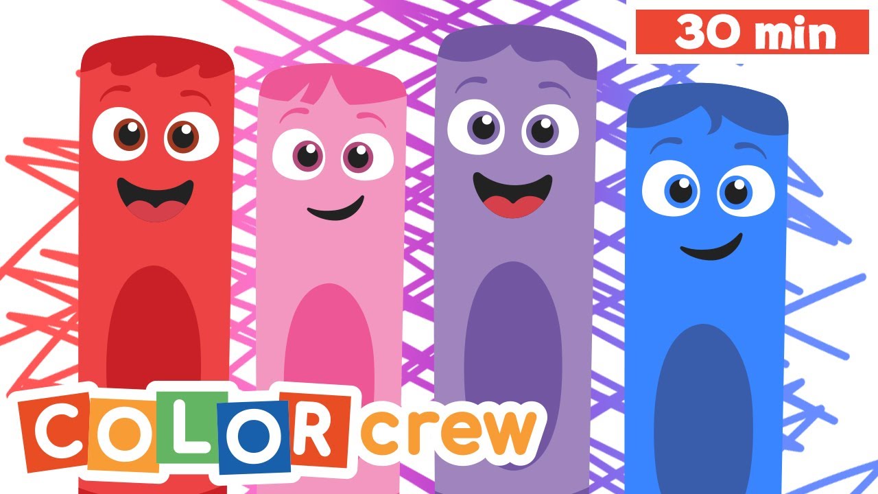 Toddler Learning Videos w Color Crew - 30 minutes | @BabyFirst Learn Colors, ABCs, Rhymes & More ​