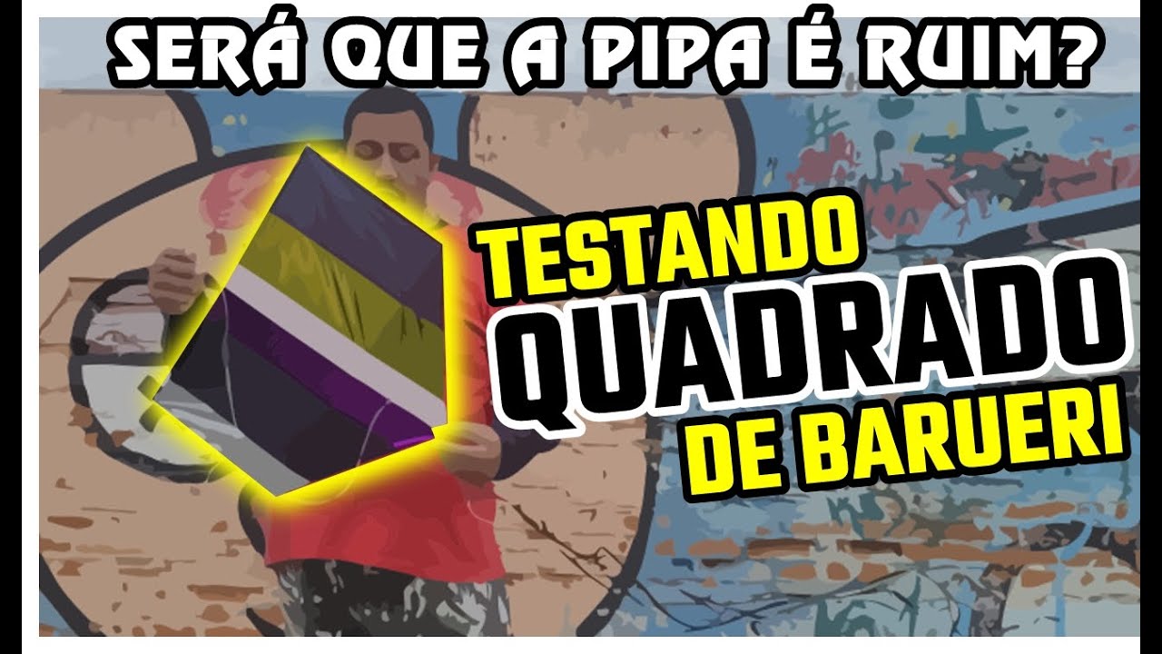 TESTANDO A PIPA QUADRADO DE BARUERI DE 55CM CURVA COM 70 METROS DE RABIOLA