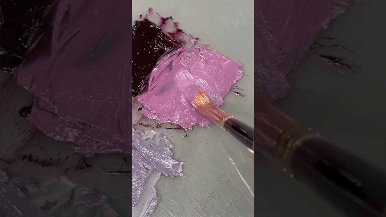 How to mix vibrant paint colours. 🌈✌️ #paintingtips #colourmixing #art