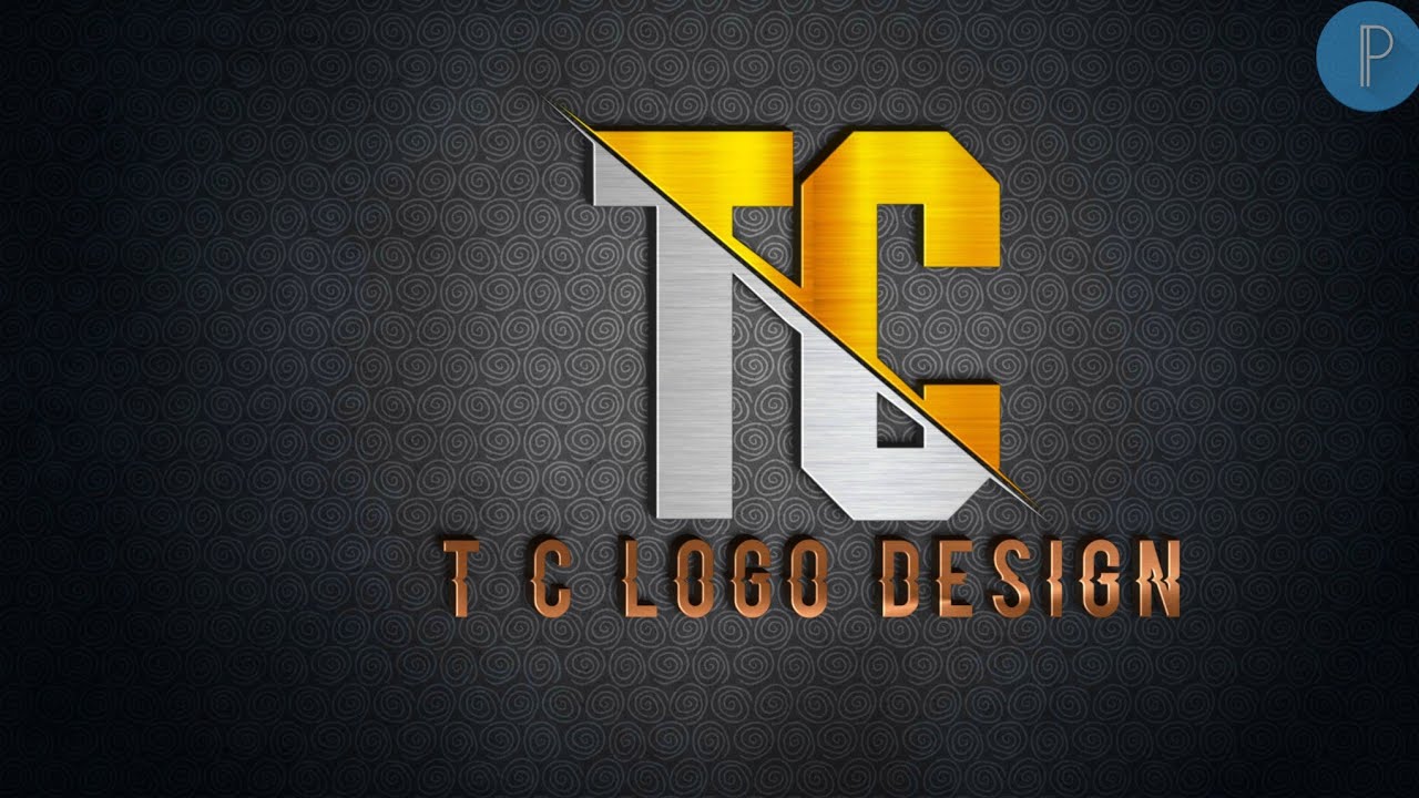 T C Professional Logo Design Tutorial | Pixellab logo design