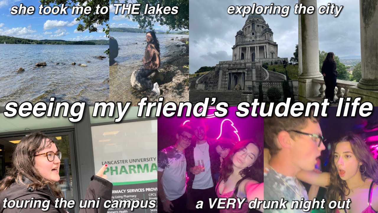 Experiencing my friend&rsquo;s student life in Lancaster || uni campus tour, the lakes & drunken night out