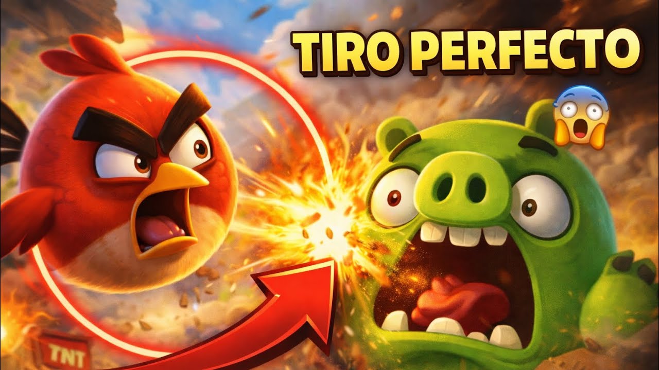 Este TIRO PERFECTO rompió Angry Birds 😱🔥