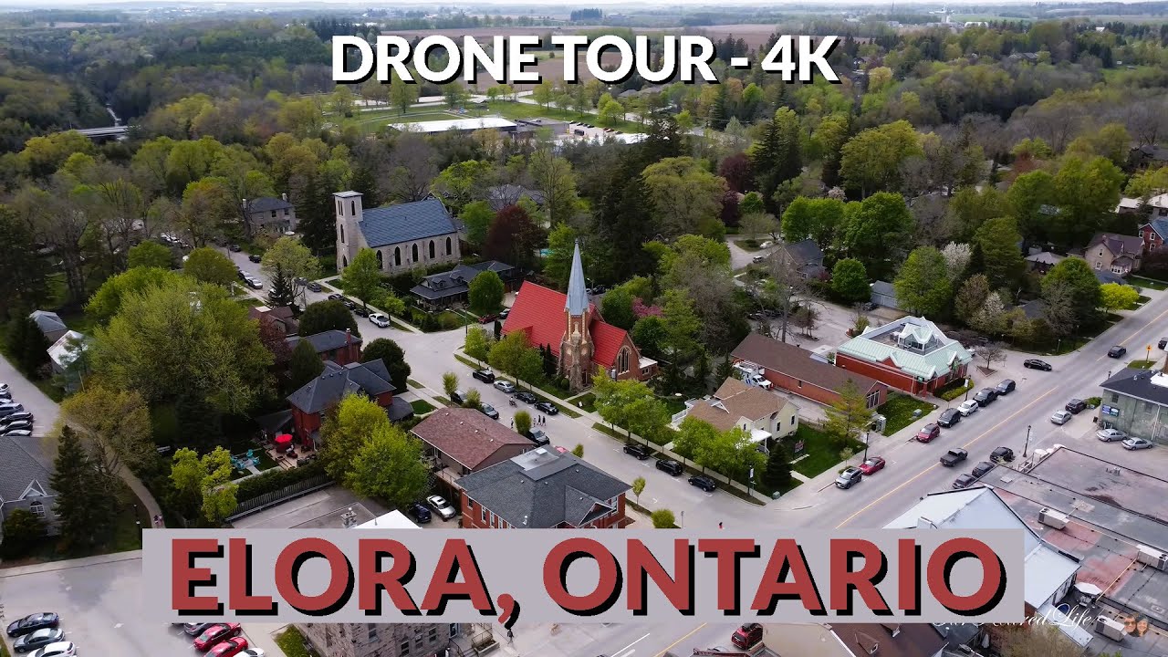 🌄 Aerial Wonders of Elora, Ontario | 4K Drone Adventure! 🚁✨