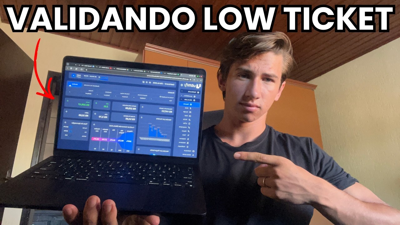 como validei um low ticket de R$5,00 - passo a passo
