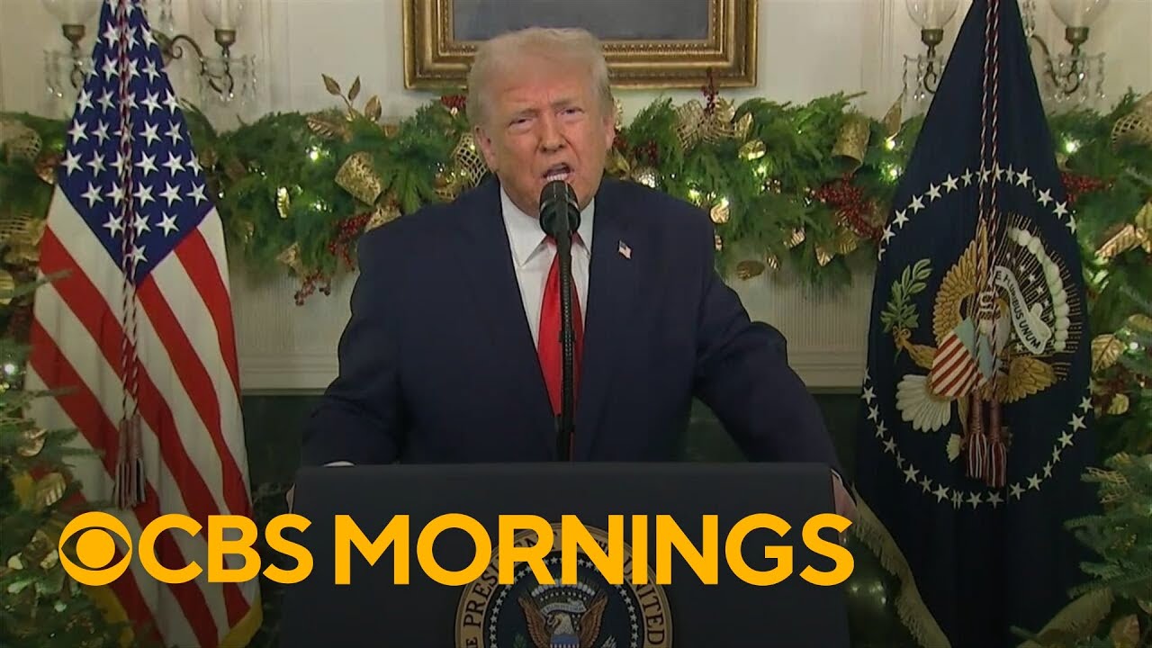 Takeaways from Trump's year-end address