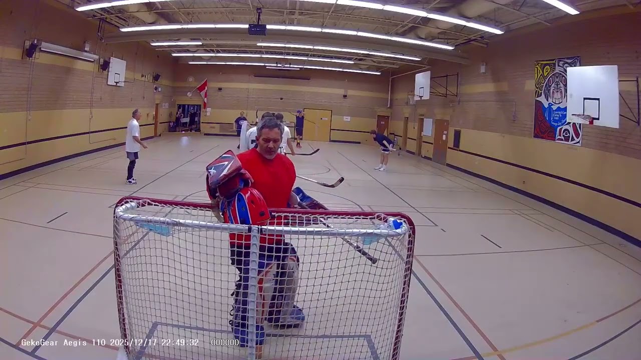 video - Wednesday night ball hockey - Darryl - 17 December 2025