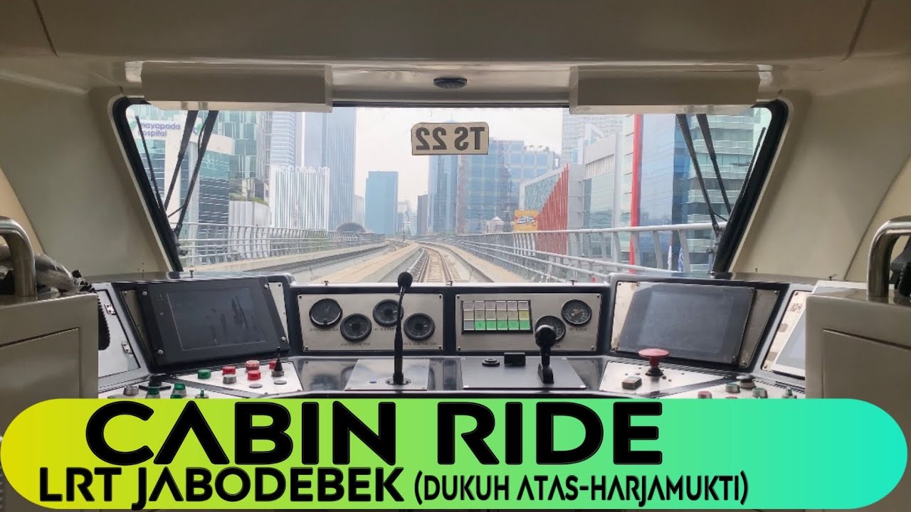 Cab Ride LRT JABODEBEK - BEKASI LINE (Dukuh Atas - Jati Mulya) - train driver's view in 4K FULLTRIP