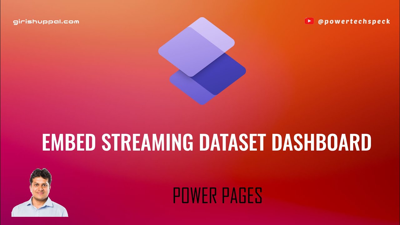 How to embed streaming dataset dashboard in Microsoft Power Pages Site?