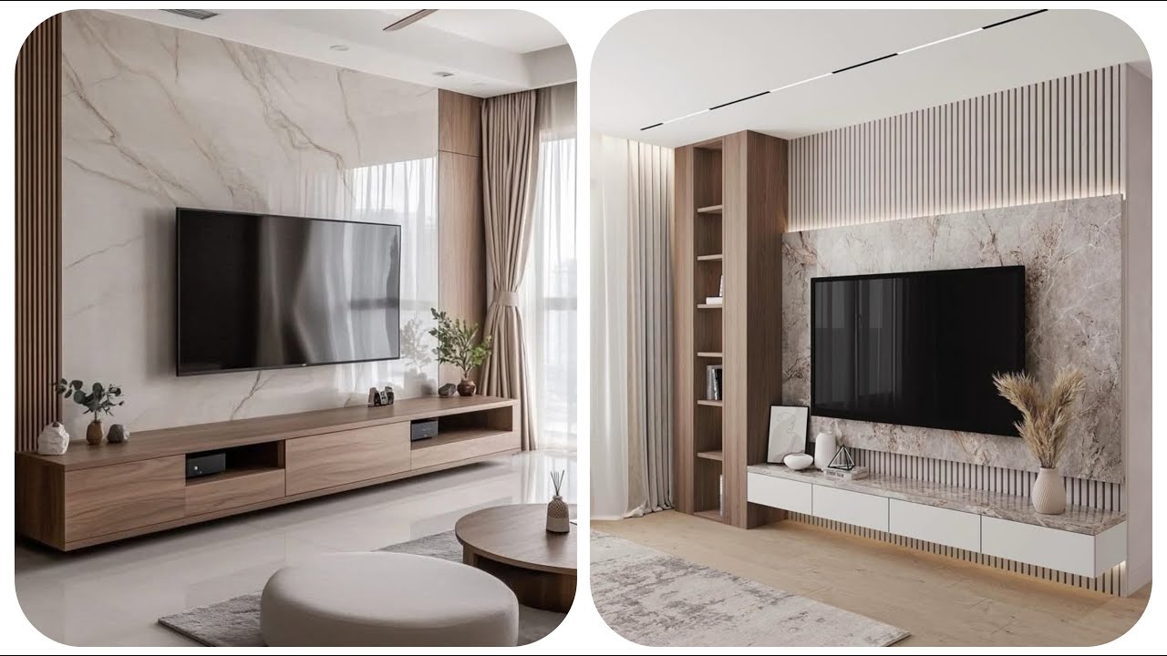 Top 150+ Modern TV Wall Unit Ideas 2026 | Floating Cabinet Designs & Stylish Living Room Inspiration