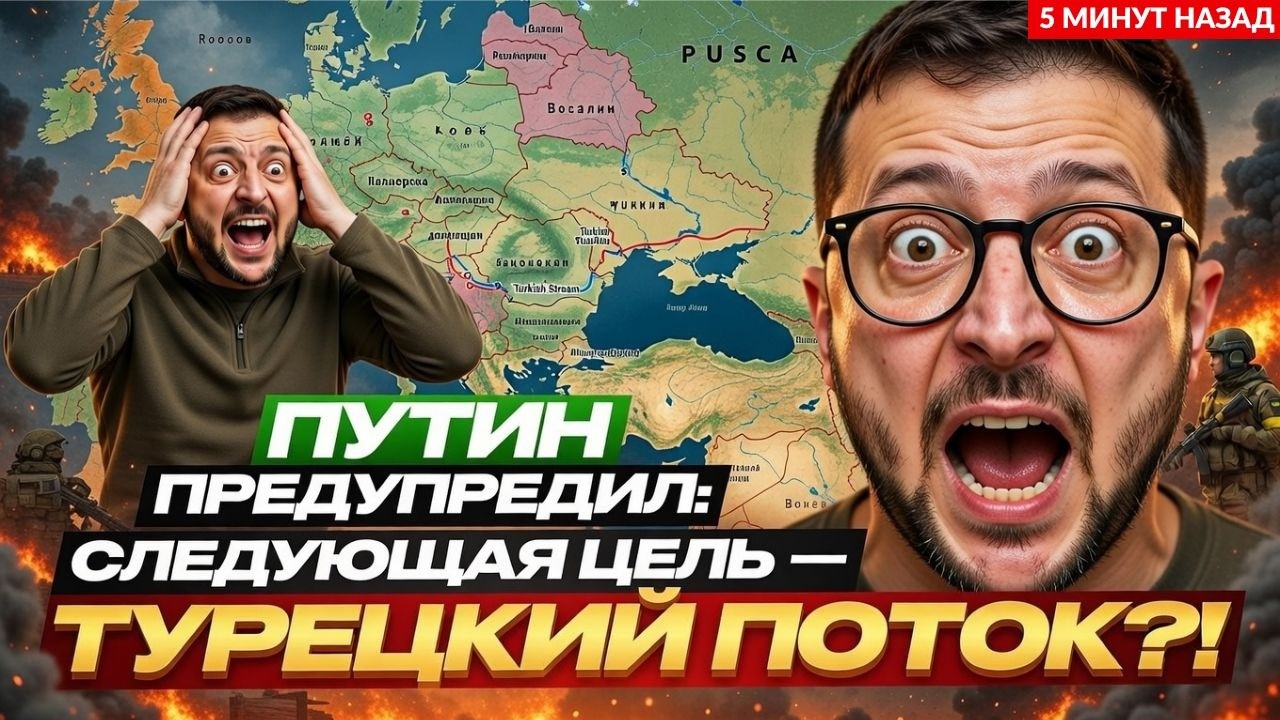 Путин предупредил: Следующая цель — Турецкий поток?