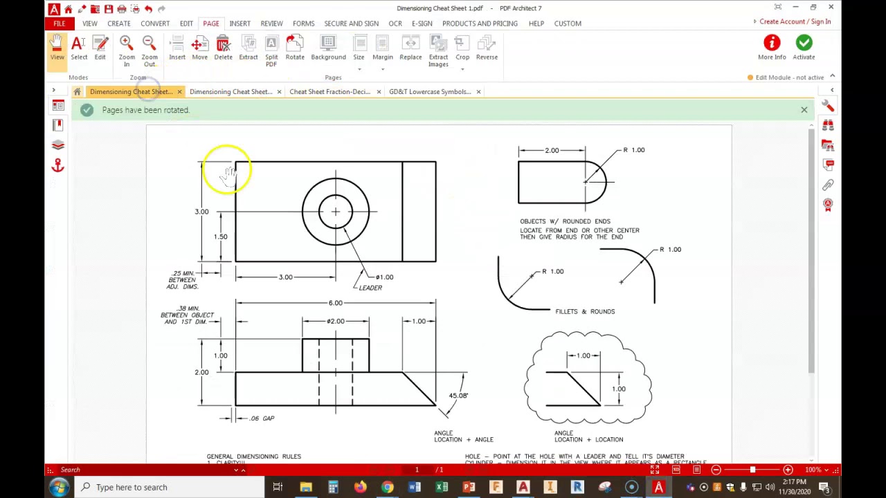 Dimension - 9 Problems (AutoCAD Web App)