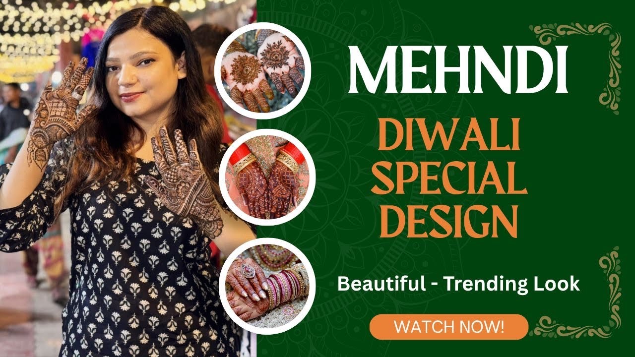 Mehndi + Diwali Vibes in Delhi! ✨ Best Henna Spot at Babu Market ✨#mehndi #diwali#delhi Diwali Ready