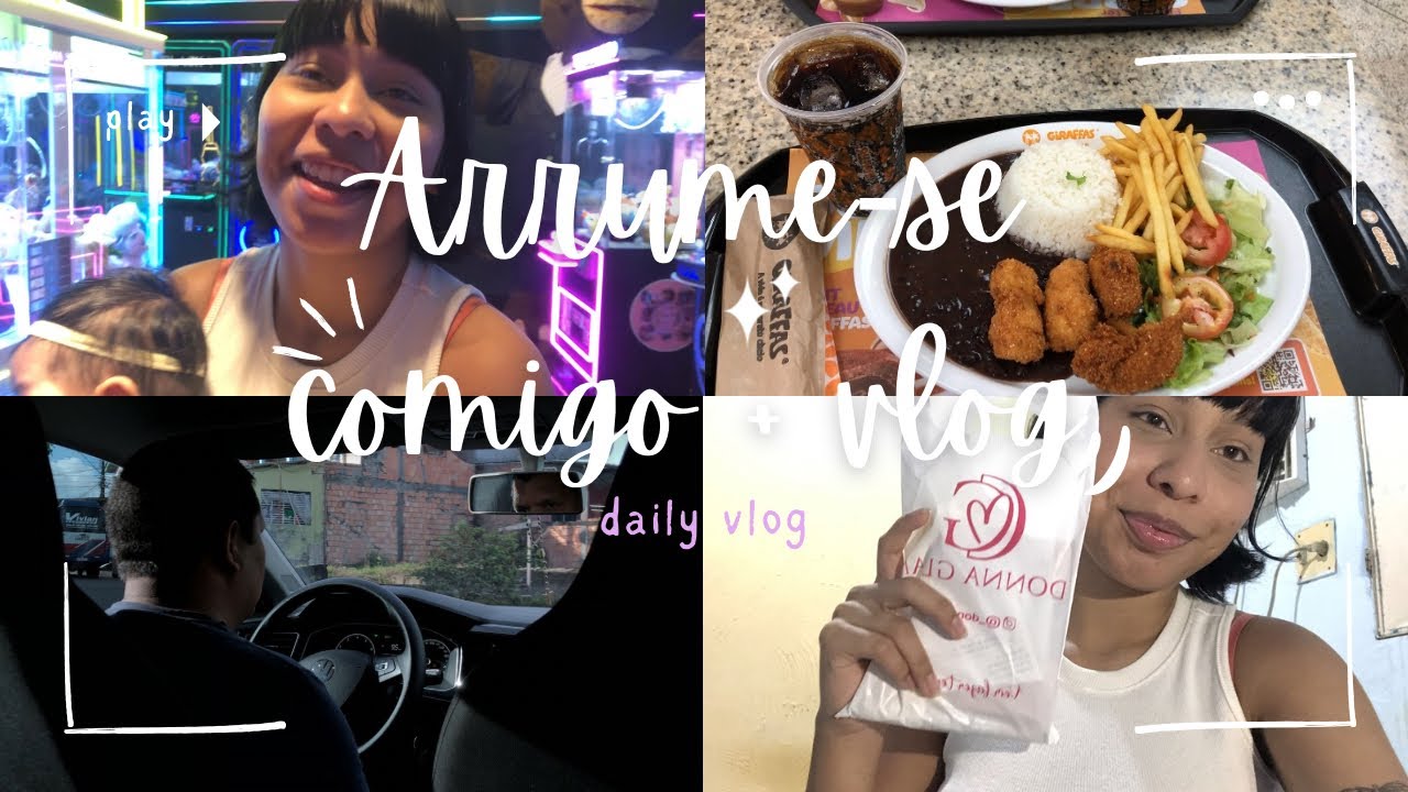 ARRUME-SE COMIGO + VLOG!!