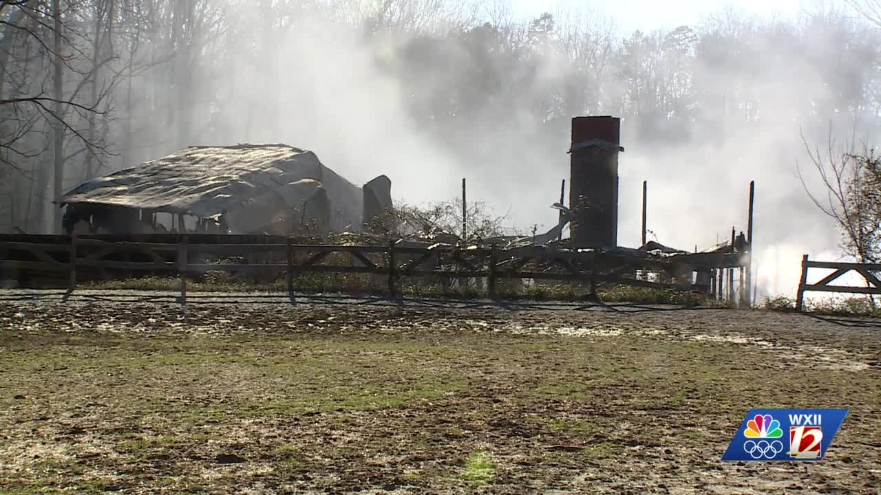 Seagrove community mourns loss of horses in stable fire