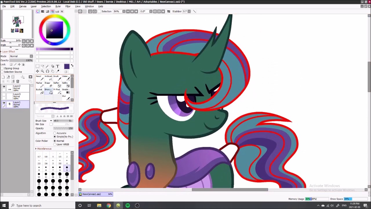 Designing MLP Next Gen Adopts #1-2 (Speedpaint)
