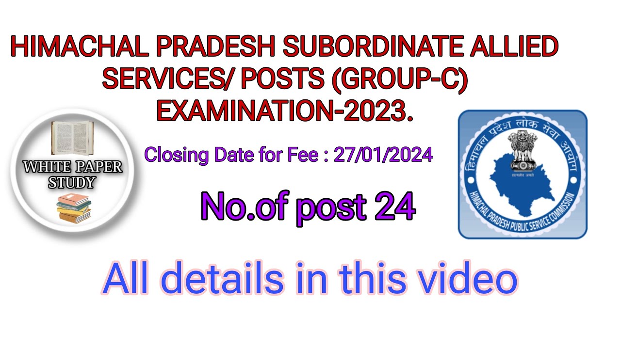 HP allied services 2023-24 notification