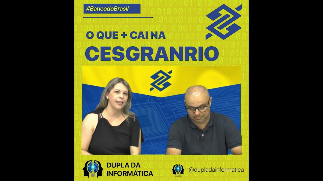 O grande amor da CESGRANRIO nas provas do BB #concurso #informatica #concursos #bancodobrasil