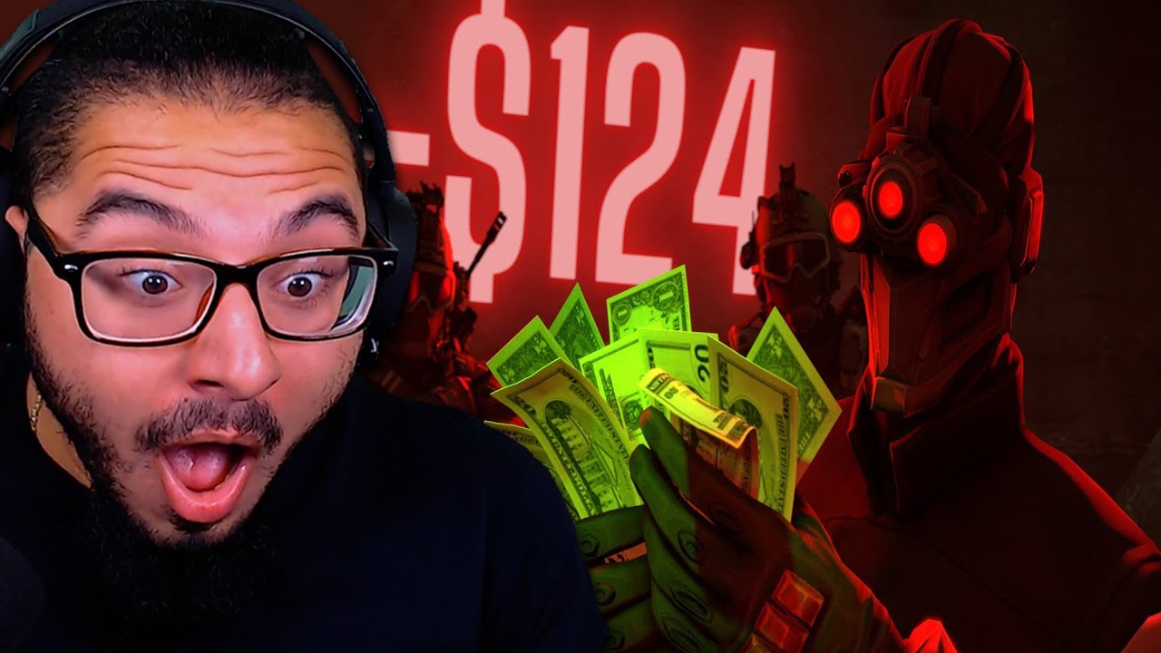 TheRussianBadger - robbing $124 from a free to play game | REACTION