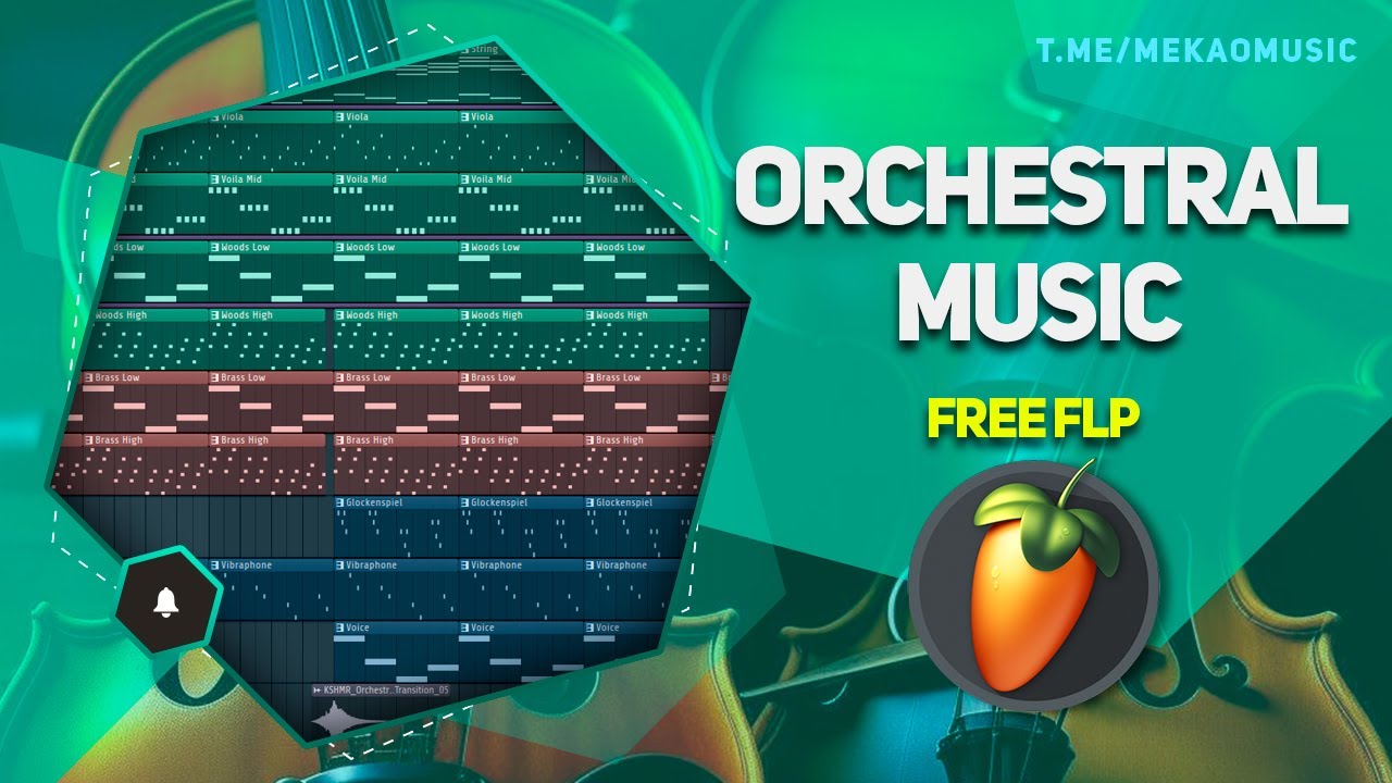 Оркестровая музыка - Orchestral в fl studio 20 (+FREE FLP) #freeflp #flstudio #orchestral