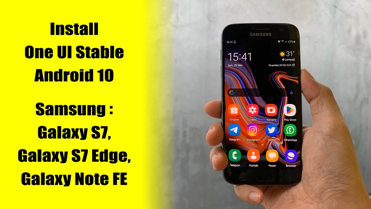 Install One UI 2.5 di Galaxy S7, S7 Edge & Note FE | FloydQ ROM v7.0