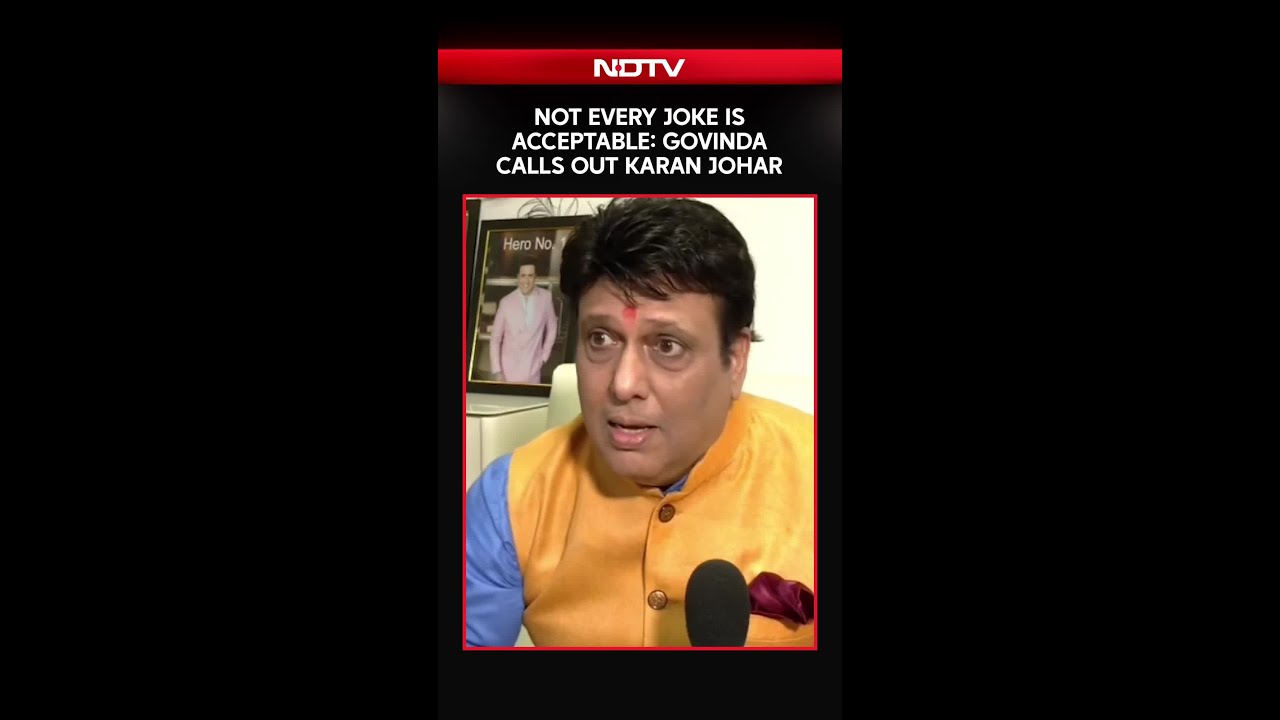 &ldquo;Not Every Joke Is Acceptable&rdquo;: Govinda Calls Out Karan Johar Over Film Reference