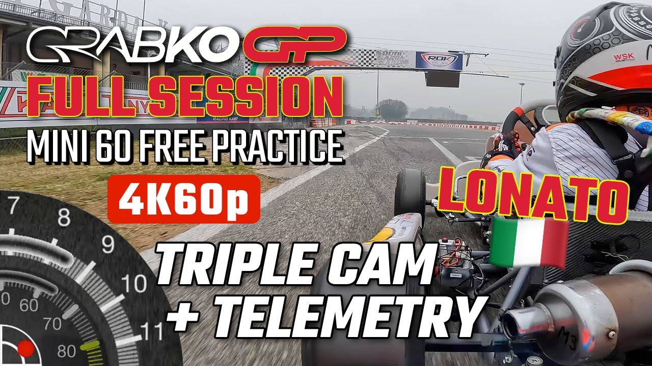 TRACK LAPS: Mini 60 Free Practice - Slicing Through the Entire Field at 🇮🇹 South Garda Karting 🇮🇹