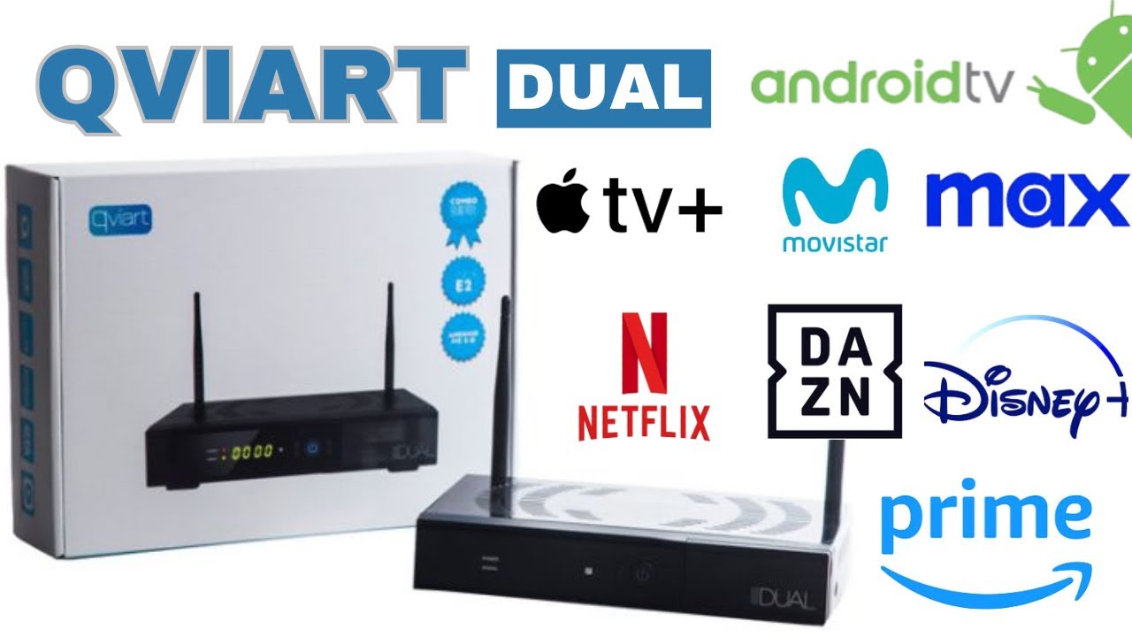 📺 Actualizar Qviart Dual 4K UHD: Linux E2 Android 9.0 Combo Multistream 🚀 | El receptor más versátil