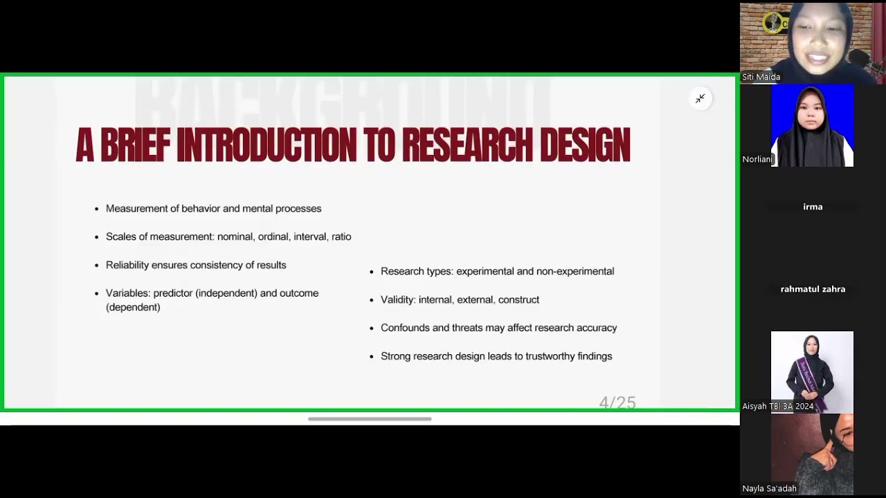 Zoom Book Review Presentation of Learning Statistics with JASP by Danielle J. Navarro