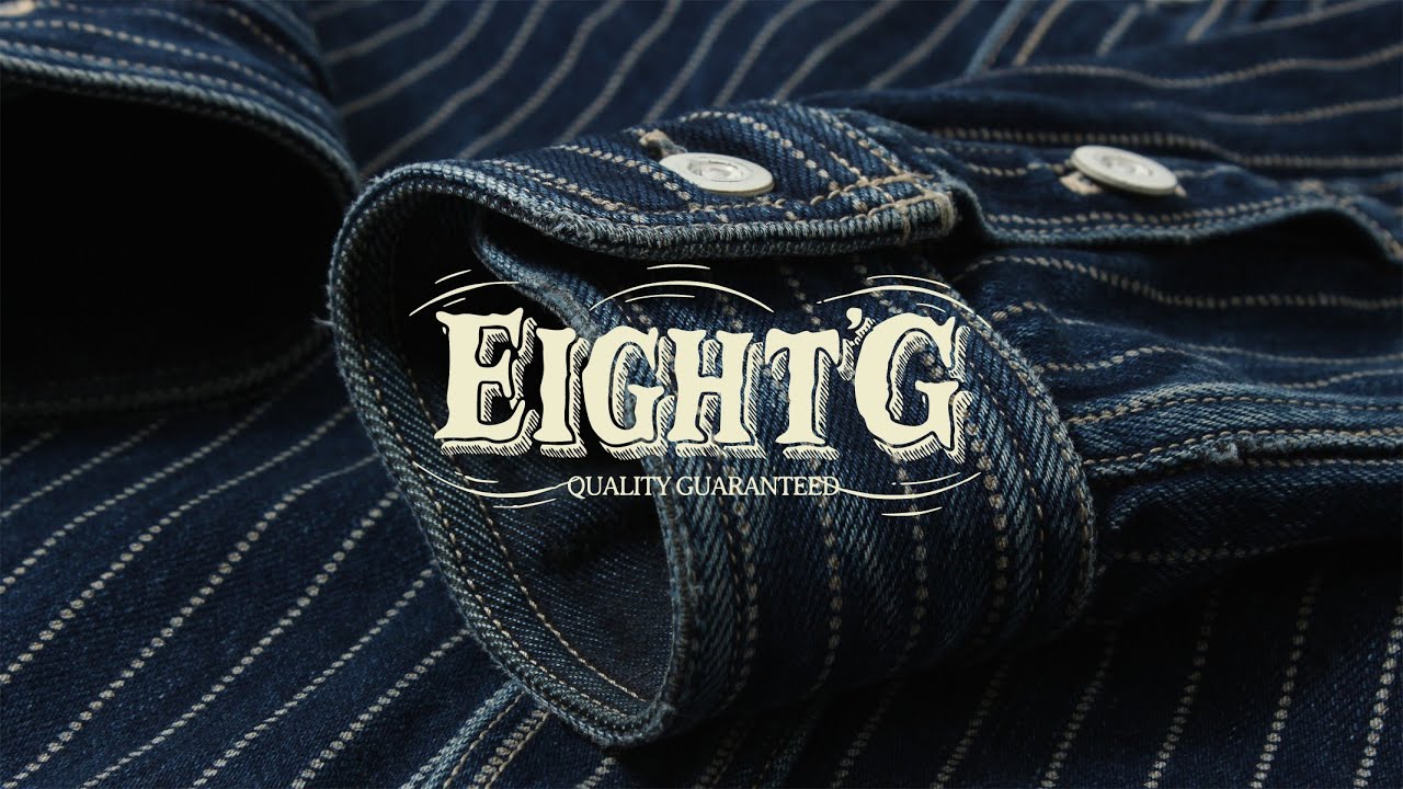 【ウォバッシュシャツ】経年変化にも期待したいアメカジ定番ワークシャツ【エイトジー/EIGHT-G】