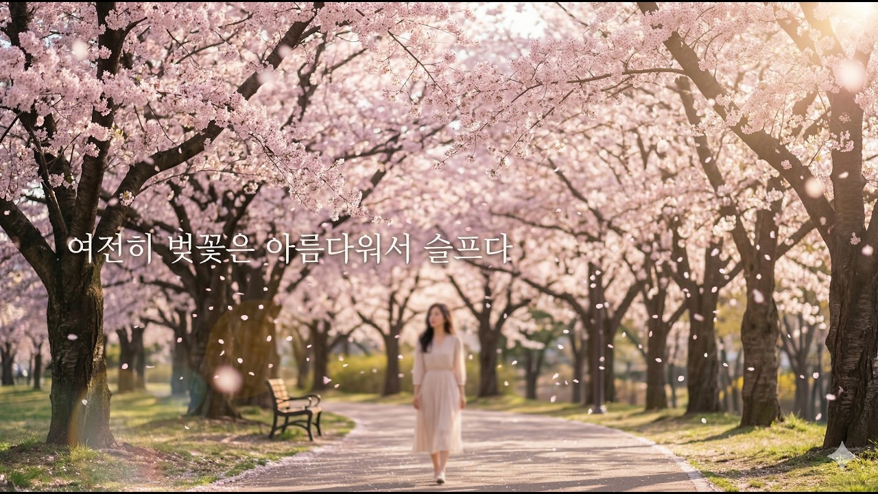 벚꽃이 피는 봄날에는 벚꽃 노래[🎵 리듬 감성 발라드 I 봄날에 - With MusicBum]
