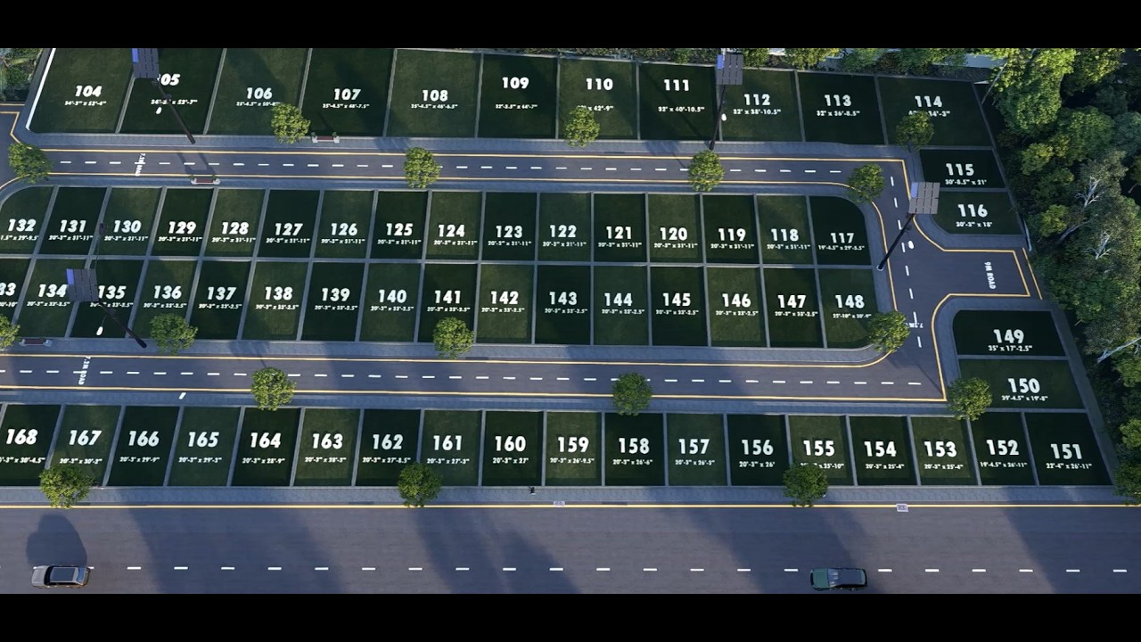 Premium Plotting Scheme Master Plan Animation | Real Estate 3D Walkthrough