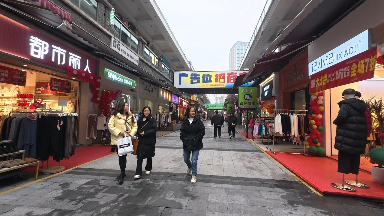 Walking in Wanda Plaza, Wanzhou, Chongqing, China 🇨🇳|Real Street Life 2025 |漫步中國重慶萬州萬達廣場|2025年真實街頭生活