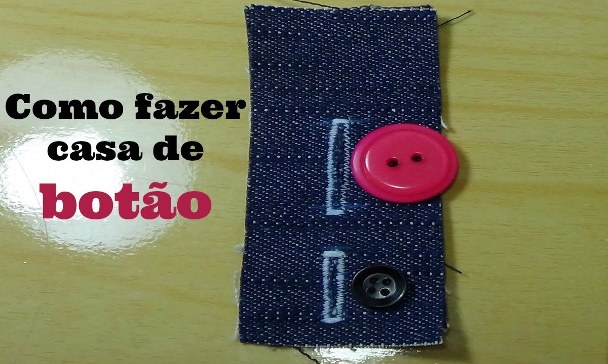 Como fazer casa de botão