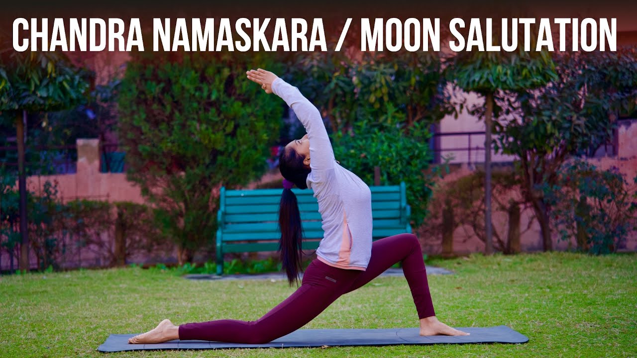 Chandra Namaskar - Step By Step | Moon Salutation Tutorial | FOLLOW ALONG | Yoga with Tapti