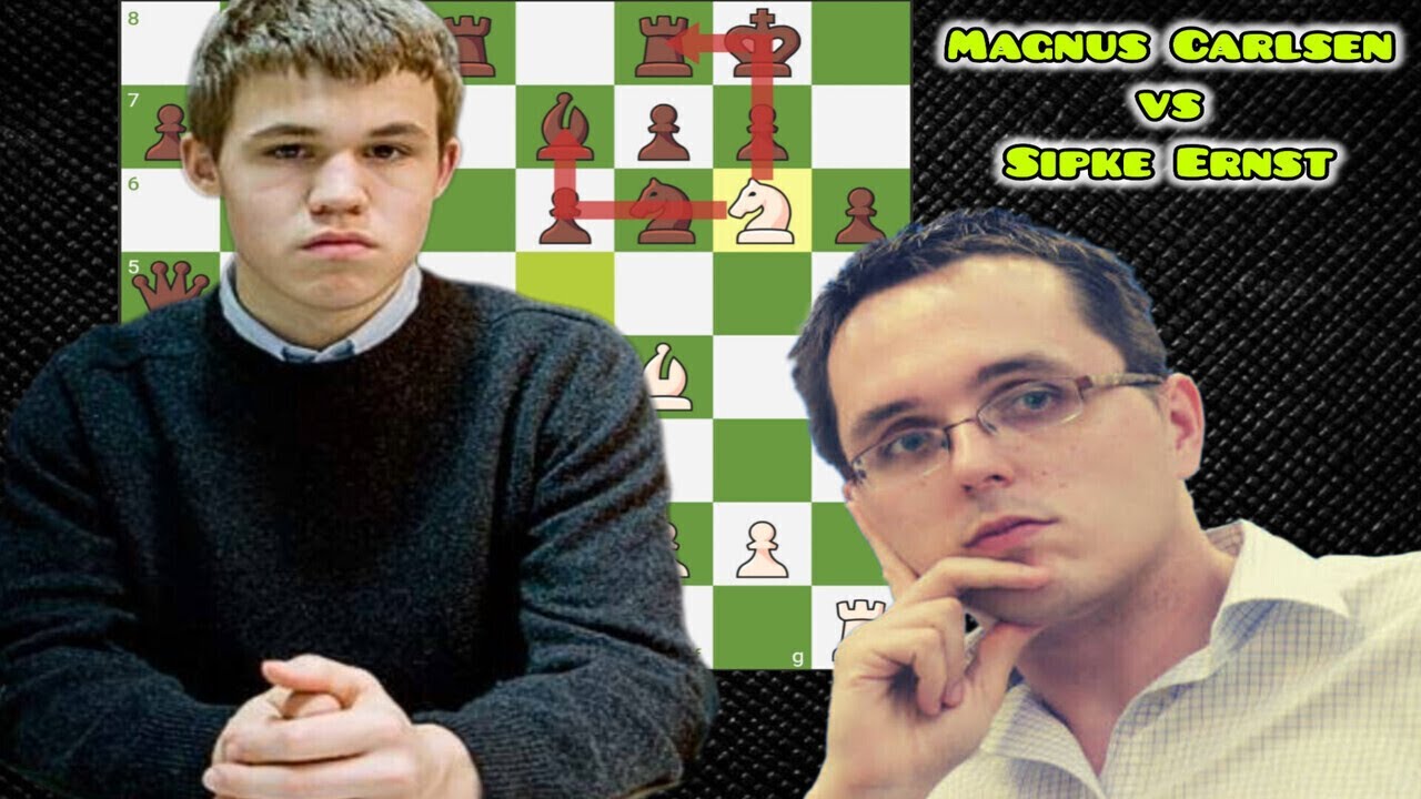Magnus Carlsen vs Sipke Ernst | Wijk aan Zee 2004